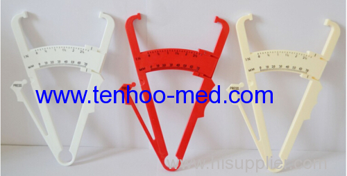 White and Red Color Body Fat Caliper