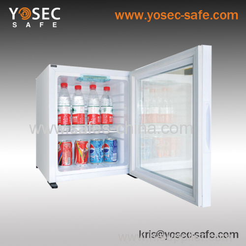 Yosec Hotel Bedroom Minibar Fridge - 30Litre with glass door