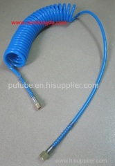 PU coil tube with NPT fitting