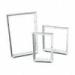 White / Silvery Anodized 6063 Aluminum Solar Panel Frame / Solar Laminate Panels Profiles