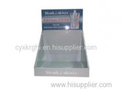 Customized corrugated Cardboard Counter Displays point of purchase stands PDQ