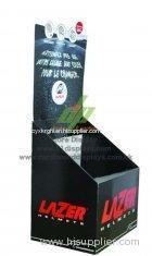 Green environmental protection POP cardboard counter displays with UV varnishing