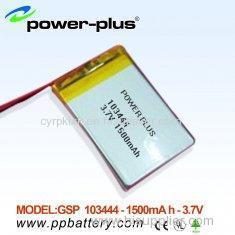 High capacity li-polymer batteries103444 1500mAh 3.7v