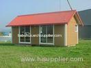 Sloped Roof Steel Prefab House For Family Living ,Temporary Mobile Housing