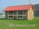 Sloped Roof Steel Prefab House For Family Living ,Temporary Mobile Housing