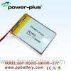 High safety, no burning lithium polymer battery 383450 /650mAh 3.7V