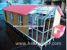 Welded Steel Prefab House With One slope / Two slope Roof For Construction Site