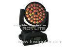 36Pcs 4 IN 1 RGBW Color Mixing Zoom 10 Watt Led Wash Moving Head DMX512