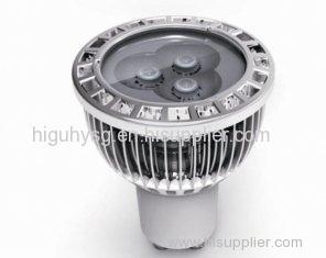 Eco Friendly Indoor Epistar 270 - 300 LM LED Spot Lamps GU10 3W Ce & RoHs approval