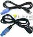 Stage Lighting Accessories 3 Pin Audio Powercon combi Cable 16A 220V / 110v