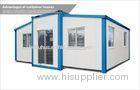 Prefab Modular Folding Container House for Hotel / Economic Staff Dormitory