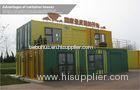 Fancy Resort 40ft Prefab Shipping Container Homes with Double Story , Steel Structure