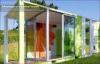 Decorative Modular Prefab Homes / Glass Container House For Holiday Village