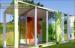 Decorative Modular Prefab Homes / Glass Container House For Holiday Village