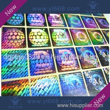 3D hologram anti-counterfeiting sticker