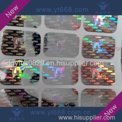 laser hologram anti-counterfeiting sticker