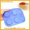 6 cavities Silicone flexible cake mold