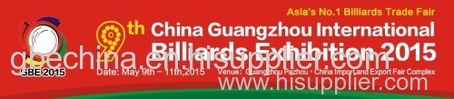 The 9th China Guangzhou Billiards Exhibition