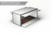Mobile Shipping Container Coffee Shop with Double Side Expansible Door