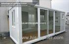 Modified Glass Prefab Homes / Modular Container House For Restaurant or Sentry Box