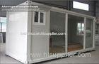 Portable Commercial Glass Container House with EPS / PU Sandwich panel