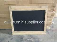 The blackboard made of recycled old fir