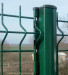 Peach column wire mesh fence
