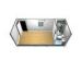 Sandwich Panel Demountable Flat Pack 20 ft Container Home For Mining Camp