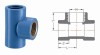PVC-U THREADED FITTINGS FOR WATER SUPPLY FEMALE TEE WITH BRASS