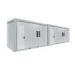 PVC Floor Two 20 Foot Container Home for Office , 15FT Prefab Container House