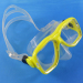 Glass lens silicone diving mask/diving goggles