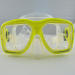 Glass lens silicone diving mask/diving goggles