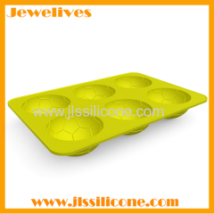 2014 New product football shape silicone ice cube tray