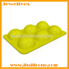 2014 New product football shape silicone ice cube tray