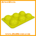 6 cavities football shape silicone ice mold