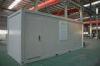Safe 75mm PU Sandwich Panel Prefabricated container house For Public Toilet