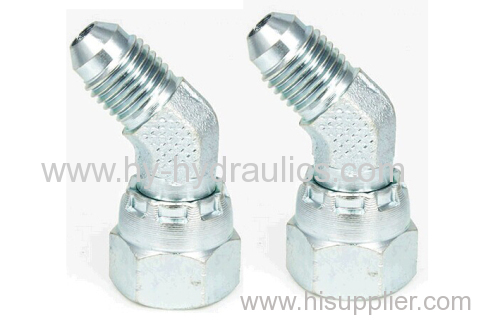 45° Elbow JIC male 74° cone/ JIC female 74° seat Fittings 2J4