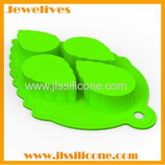 silicone ice maker 4 leaves shape