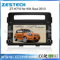 ZESTECH Wholesale touch screen gps oem Car DVD dashboard FOR Kia Soul 2014 radio fm am hot sell