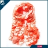 Printed polyester scarf with flowers * HEFT scarves and shawls