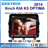ZESTECH 2 din touch screen car dvd for 2014 k5 kia optima gps navigation