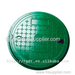 Composite locking manhole cover