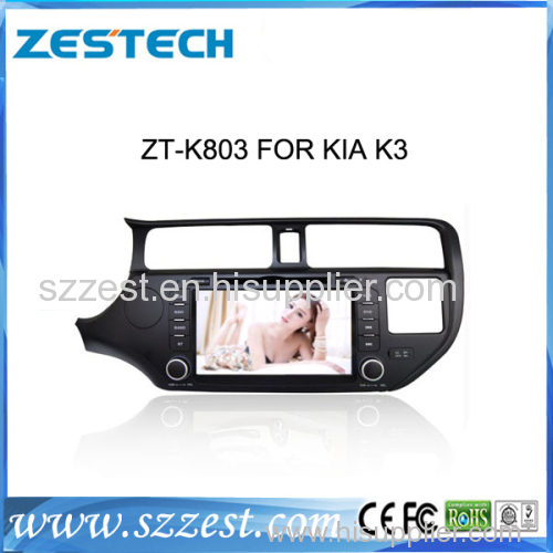 ZESTECH oem car dvd factory for kia k3 radio hot sell in korea autoradio gps