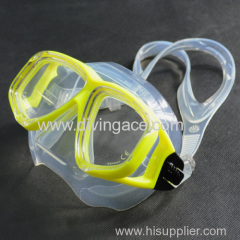 New PVC tempered glass diving mask/swimming goggles