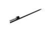 Black Powder Coated Outdoor Flag Pole Base , promotional Metal Spike Base