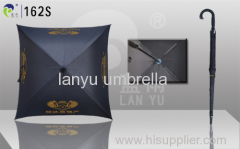 Automatic Open Straight Umbrellas Square Straight Golf Design Big Size Double Ribs Unique Style