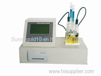 Automatic Moisture Content Tester( ASTM D 1774 Karl Fischer Titrator)