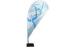 Hysco advertising feather flags with Flat Cross Base , 70X140cm