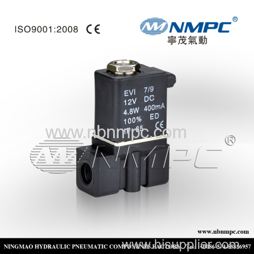 air pneumatic water gas oil plastic mini solenoid valve