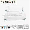 Glassware High-Borosilicate Square Glass Bakeware Dish For Promotion